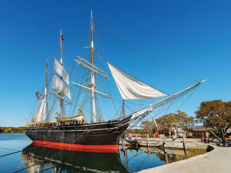 Discover America's Maritime history through the Mystic Seaport Museum