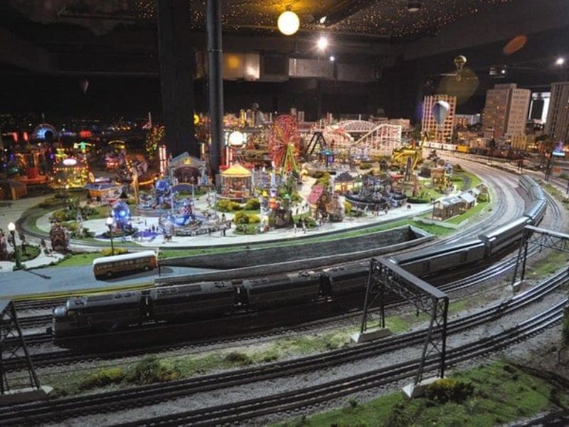 Merchant Square Model Train Exhibit