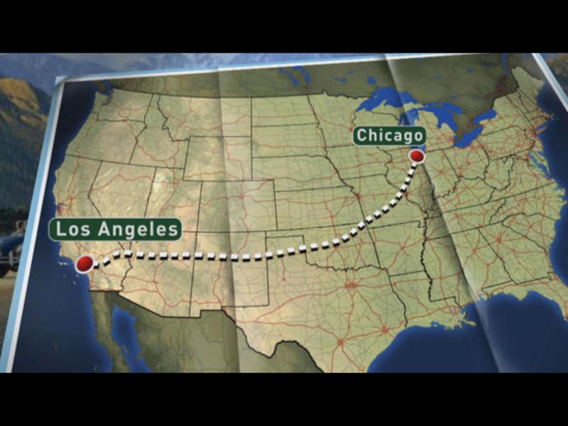Is There Any Shortcut Way To Go From Chicago To Los Angeles?