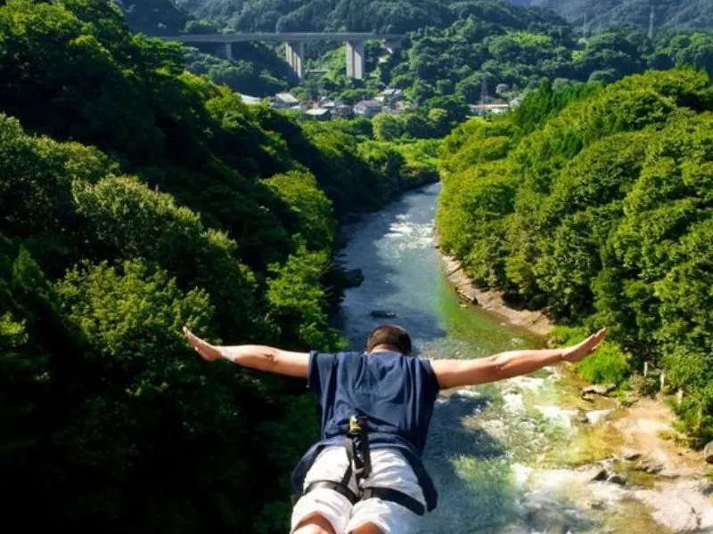 Go bungee jumping at AJ Hackett Taupo Bungy & Swing