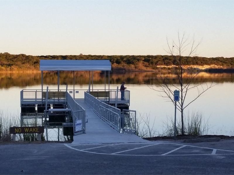 Cleburne State Park Fishing Pier