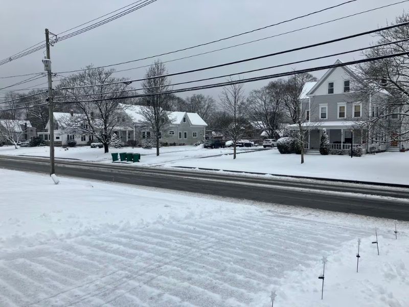 Snow in Massachusetts