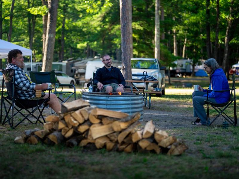 Camp at Burt Lake State Park