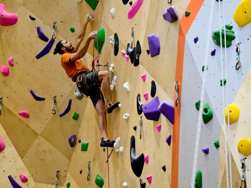 Indoor Rock Climbing at City Climb Gym in New Haven