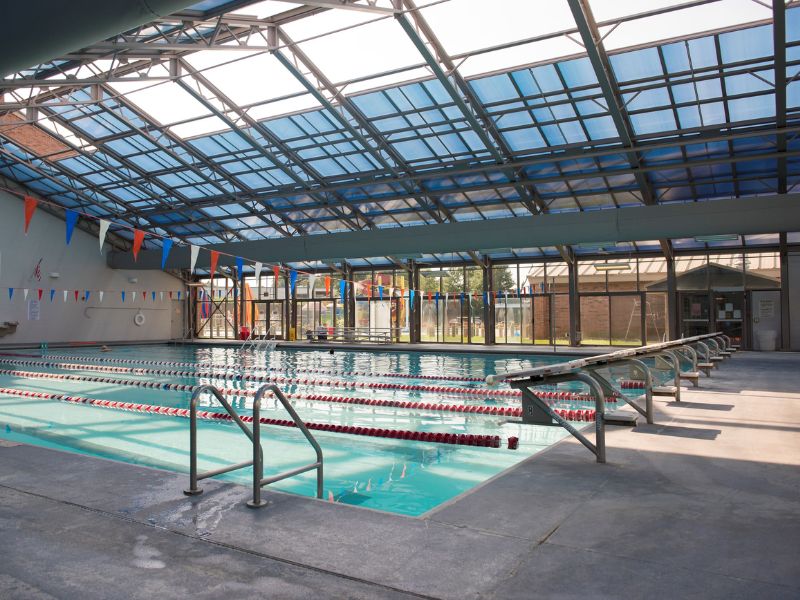 Cool Off at the Indoor Aquatic Center