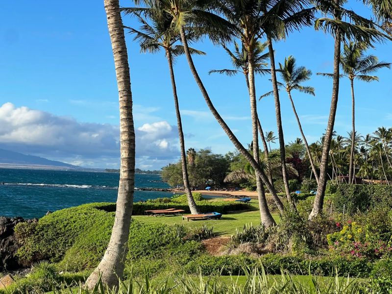 Relaxing at Wailea Beach