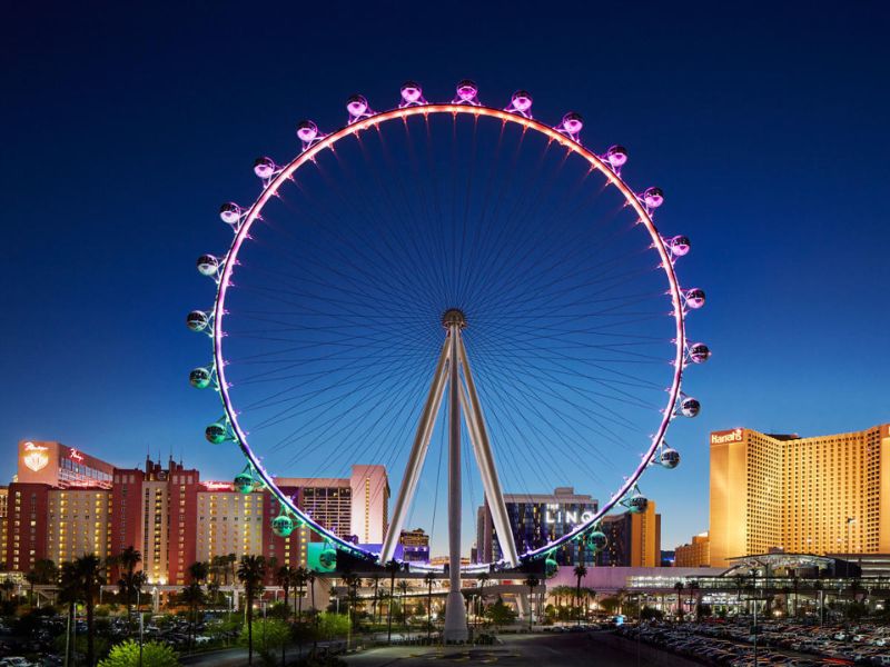 Enjoy The Views From High Roller Observation Wheel