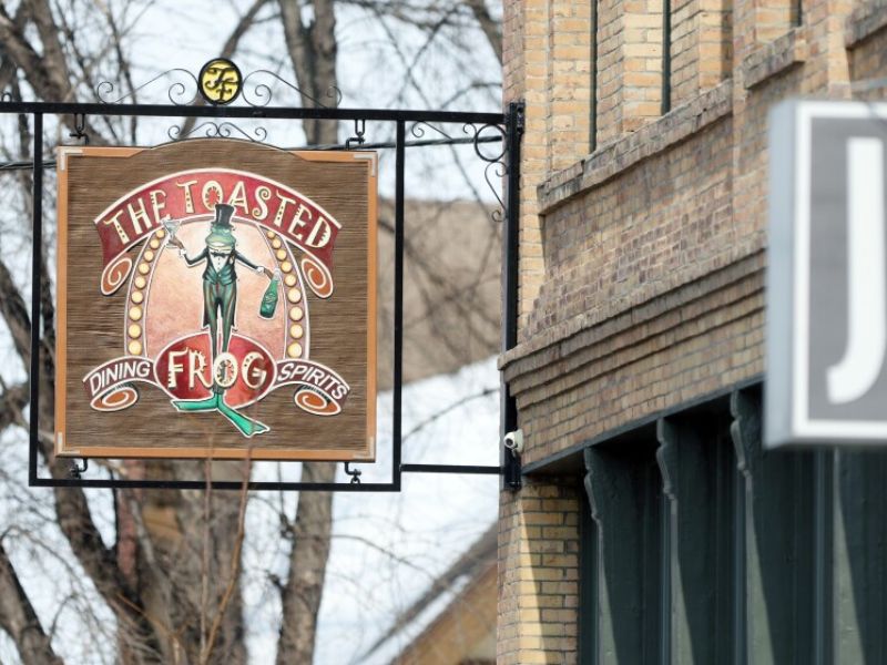 Dine at The Toasted Frog