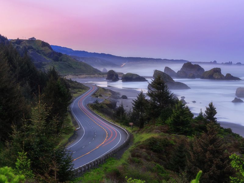 Drive along Oregon Coast Highway 101