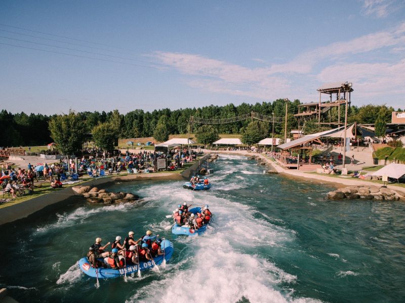 Enjoy water rafting in the U.S. National Whitewater Center