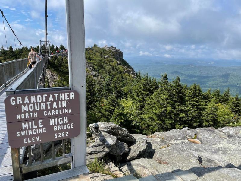 Experience trekking at Grandfather Mountain