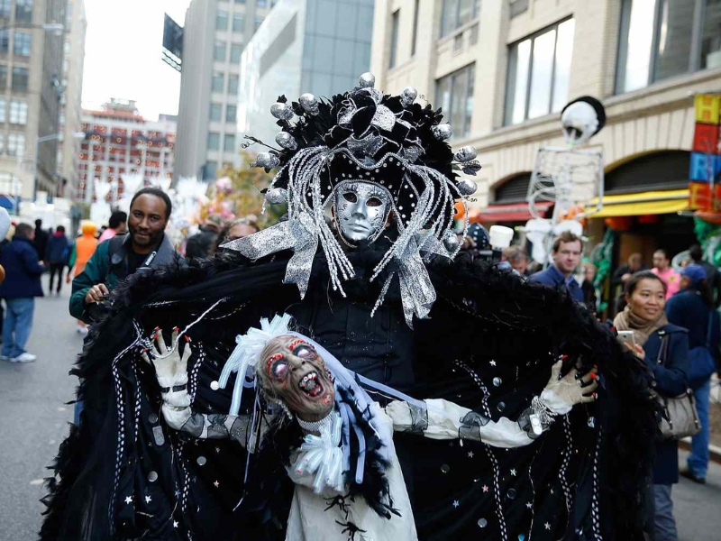 Halloween in New York City is wild and scary