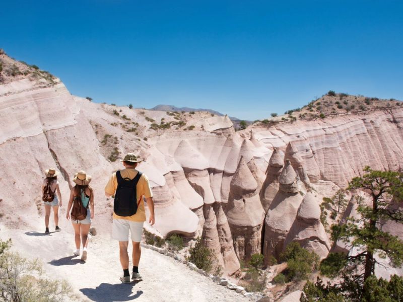 Hike at Kasha-Katuwe Tent Rocks National Monument