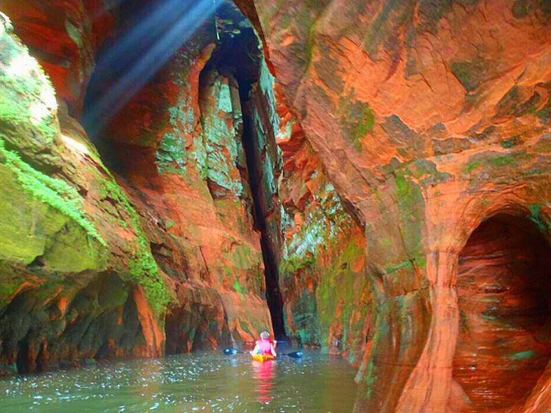 Kayak at Apostle Islands