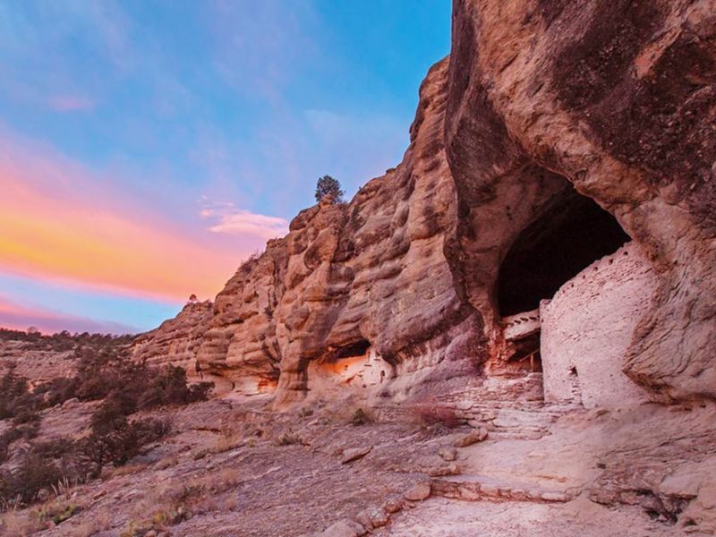 Picnic at Gila Cliff Dwellings National Monument