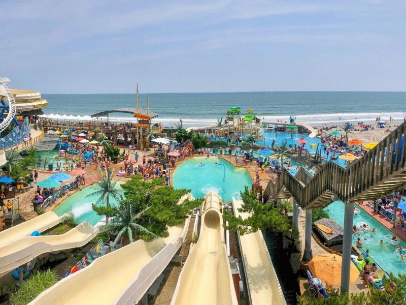 Picnic at Morey's Piers & Beachfront Water Parks