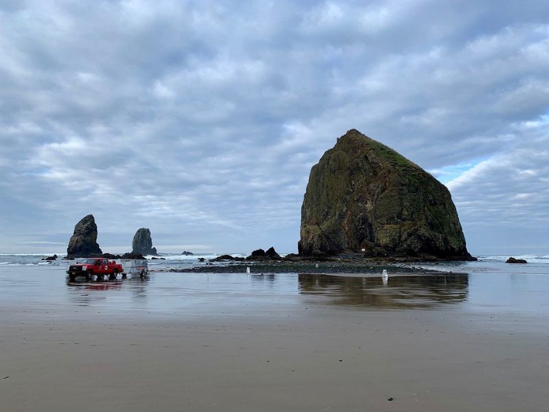 Relax at Haystack Rock