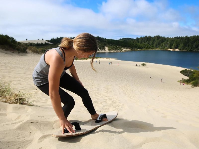 Sandboard at Oregon Dunes National Recreation Area