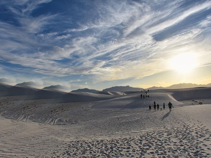 Witness the beauty of White Sands National Park