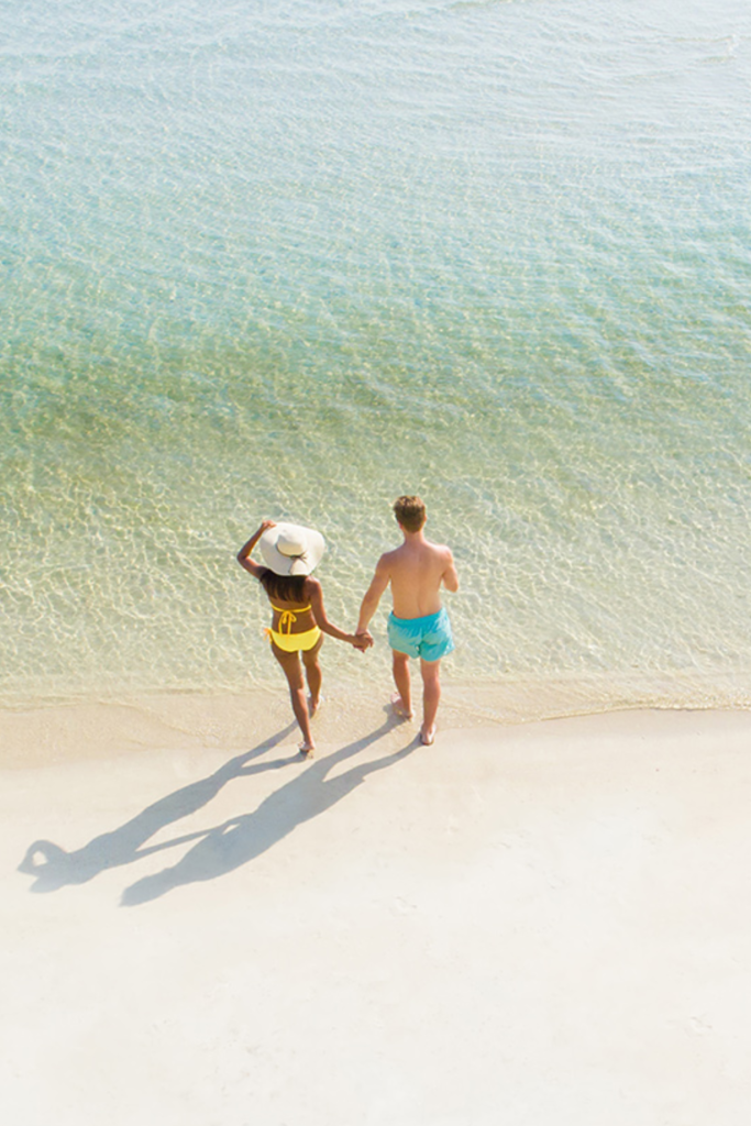 Destin Florida white sand emerald water Gulf babymoon resort couples 2026