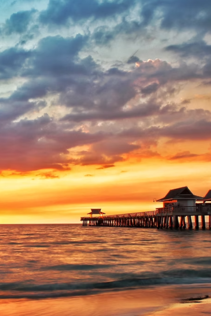 Naples Florida Ritz Carlton Gulf beach sunset pier babymoon luxury 2026