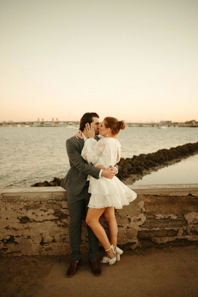 St Augustine Florida historic cobblestone street Castillo de San Marcos babymoon 2026