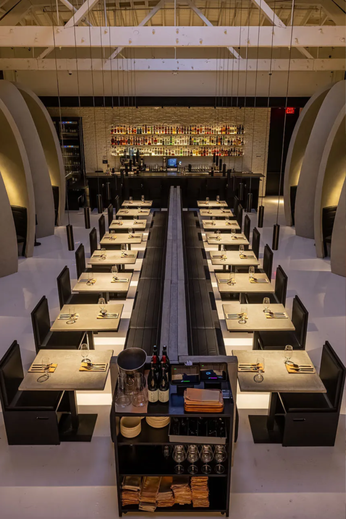 Workshop Kitchen Bar Palm Springs downtown dinner restaurant interior babymoon 2026