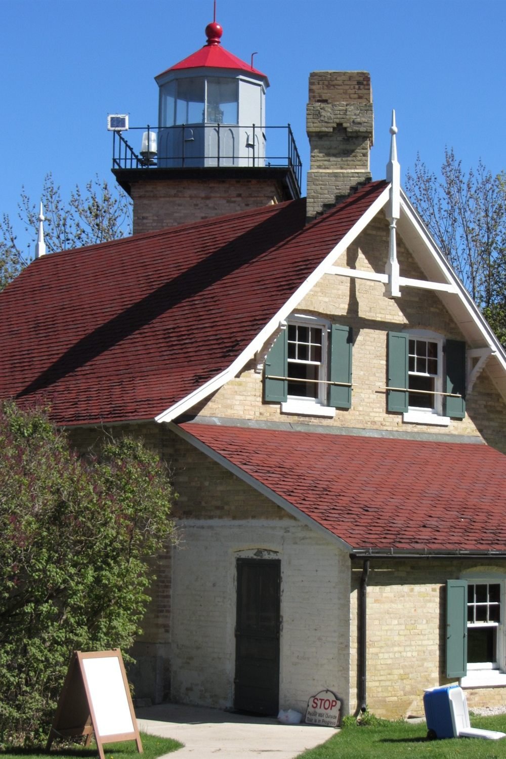 Eagle Bluff Light Station in Peninsula State Park