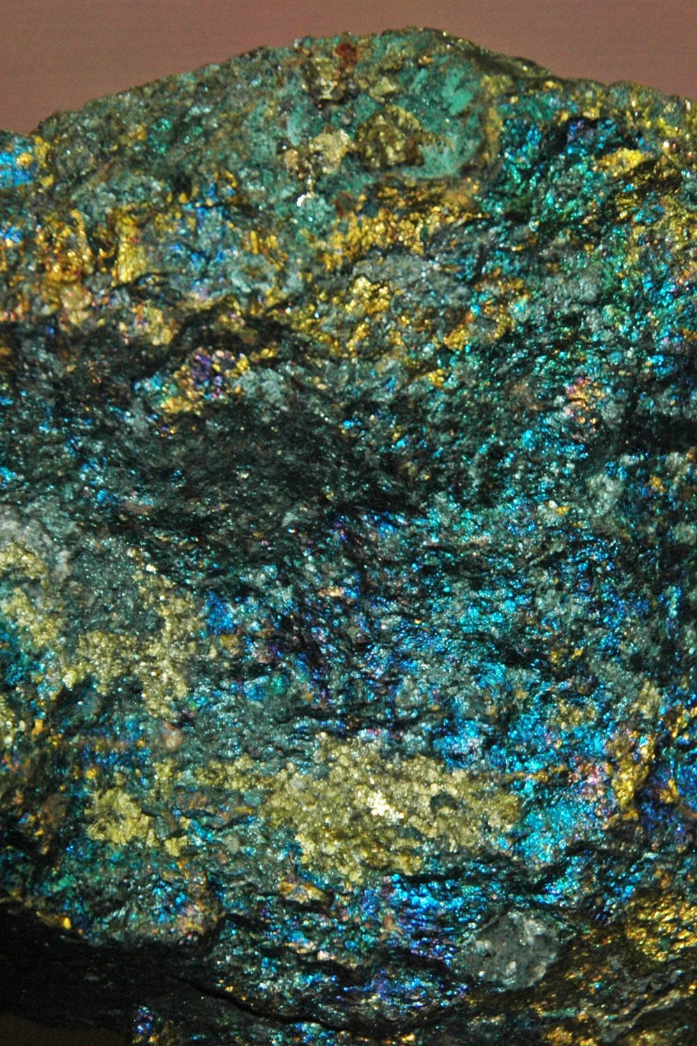 Chalcopyrite and pyrite specimen from Cliffs Shaft Mine in Ishpeming