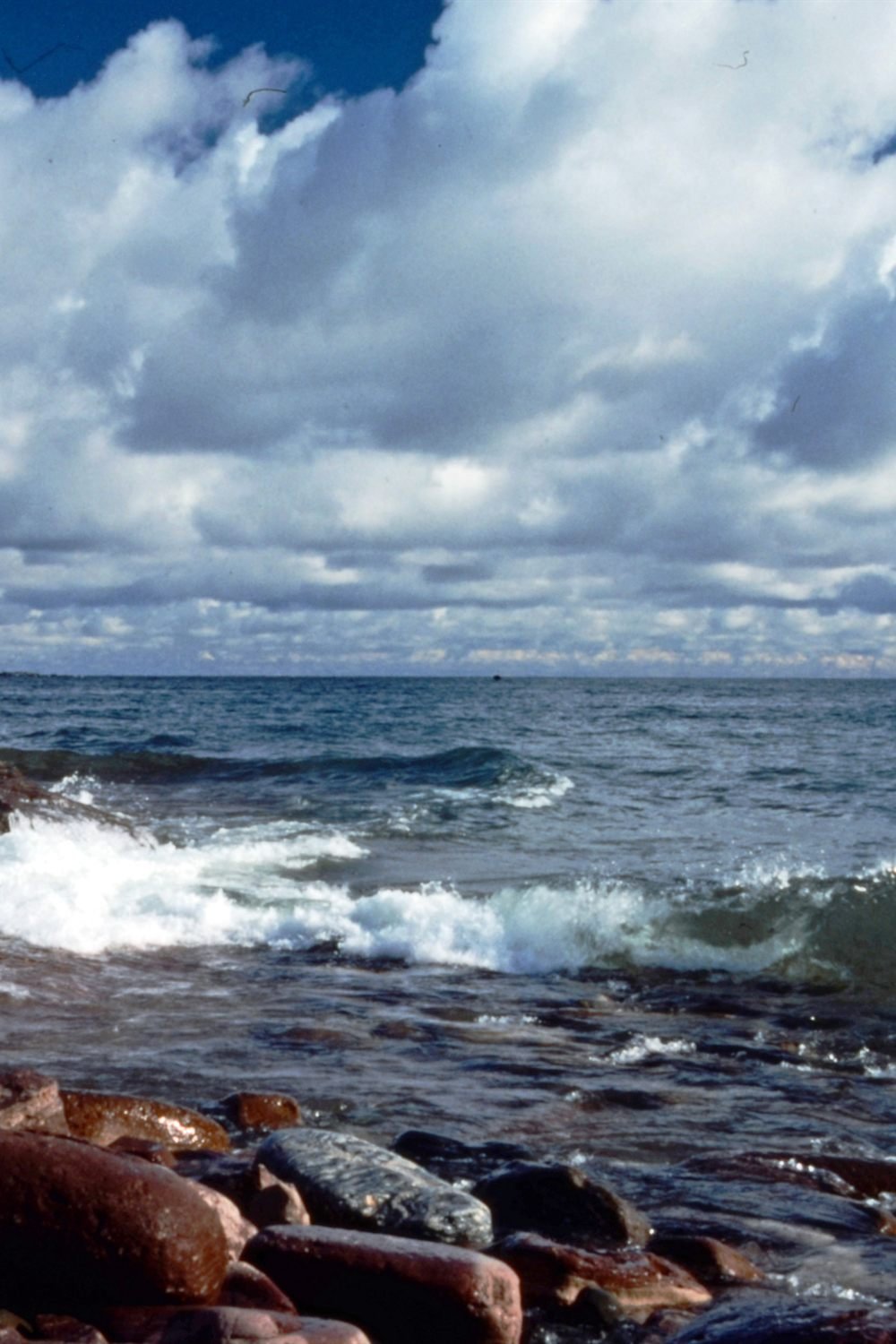 Rocky Lake Superior shoreline near Marquette, Michigan